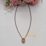 AD Oval Short Mangalsutra Chain