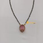 AD Oval Short Mangalsutra Chain - Image 2
