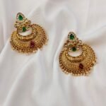 Floral Chandbali Earrings