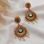 Floral Chandbali Earrings
