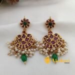 Kundan Chandbali Earrings