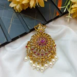 Antique Floral Pendant - Image 3