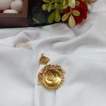 Antique Floral Pendant - Image 3