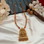 Lakshmi Temple with Amla Balls and Corals Short Ne