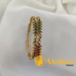 Antique Kemp Green Bangles