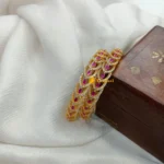 Ruby Bangles AD Stones 2s