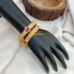 Tiny Mango Bangles White Stones