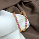 Kundan Ruby Bangles - Image 2