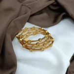 Pipe Bangles 4s White Stones - Image 2