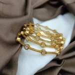 Pipe Bangles 4s White Stones - Image 3