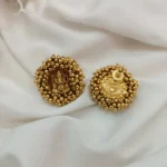 Antique Vinayagar Cluster Earrings - Image 2