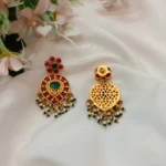 Floral Thilak Earrings - Image 3