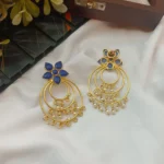 Blue Fancy Earrings - Image 2