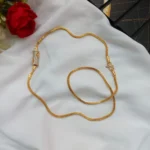 24" Barral with Floral Mogappu Box Chain - Image 3