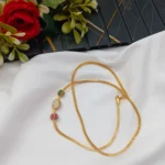 24" Balls and Barrel Mogappu Box Chain