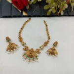 Lakshmi with Mango Short Neck Set - Image 3