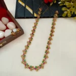 Thilak Peacock Long Neck Set