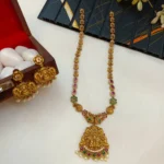 Lakshmi Peacock Long Neck Set