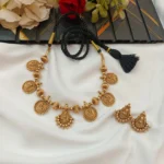 Lakshmi Coin Short Neck Set