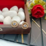AD Round Earrings