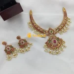Peacock Hasli Short Neck Set
