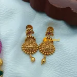 Antique Lakshmi Pendant Pink Layer Beads Mala Set - Image 2