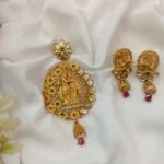Antique Radhakrishnan Pendant set