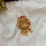 Antique Gajalakshmi Pendant Set - Image 2