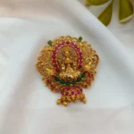 Antique Gajalakshmi Pendant Set - Image 3