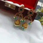 Thilak Crescant Jhumka - Image 2