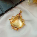 Ganesha Pendant Ruby Stones - Image 2