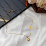 Anti Tarrnish Heartine Pendant with Chian - Image 3