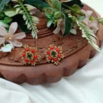 Antique Floral Earrings - Image 3