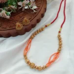Antique Fancy Amla Ball Mala Set
