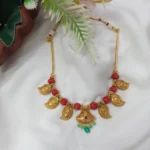Mango with Coral Short Neck Set - Image 2