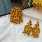 Antique Lakshmi Peacock Pendant Set