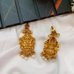 Antique Lakshmi Peacock Pendant Set - Image 3