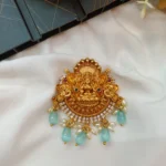 Antique Lakshmi Peacock Pendant Set - Image 2