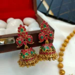 Peacock and Mango Pendant with 14" Amla Ball Mala - Image 3