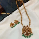 Pakshi Lakshmi Pandant with 18" Amla Ball Mala