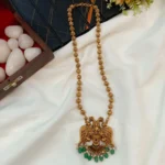 Pakshi Lakshmi Pandant with 18" Amla Ball Mala - Image 2