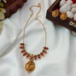 Lakshmi with Mango Motiffs Short Neck Set