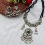 Oxidized Tribal Short Neck set