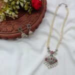 Oxidized Tribal Short Neck set