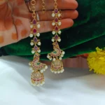 Traditional Peacock Jhumka Mattil 890