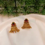 Floral Half Jhumka - Image 2