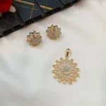 AD Floral Pendant Set