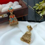 Meenakari Gopuram Jhumka - Image 2