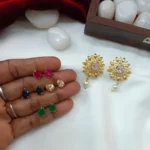 AD Floral Interchangable Earrings