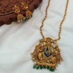 Ganesha Grand Pendant with Amla Mala Short Neck Se - Image 2